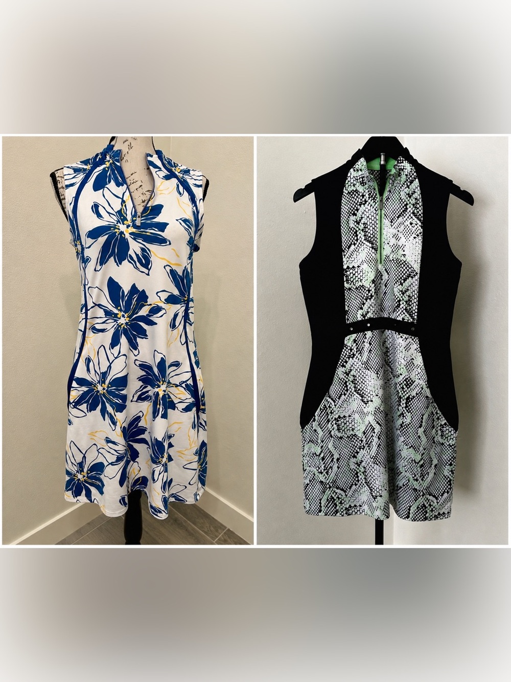 TWO Tail Sleeveless Dresses